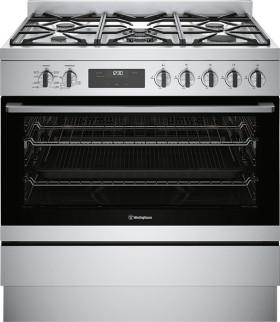 Westinghouse-90cm-Dual-Fuel-Freestanding-Cooker on sale