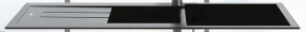 Oliveri-Santorini-Black-1-34-Bowl-Topmount-Sink-with-Drainer on sale