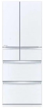 Mitsubishi-Electric-470L-Multi-Drawer-Refrigerator-White on sale