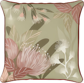 Mojo-Botanical-45cm-Olive-Cushion-Cover-with-Piping on sale