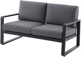 Mimosa-Cordoba-Aluminium-2-Seater-Lounge-Charcoal on sale