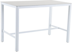 Mimosa-Cordoba-Aluminium-Bar-Table-White on sale