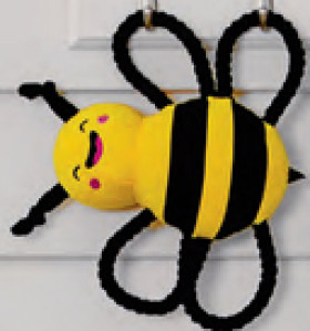 Happy-Tails-Bee-Rope-Dog-Toy on sale