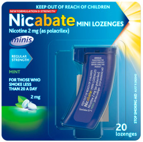 Nicabate+Mini+Lozenges+Mint+2mg+20+Pack%26dagger%3B