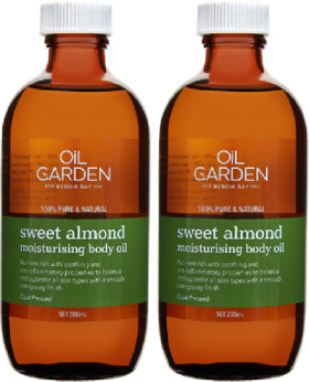 Oil-Garden-Sweet-Almond-Moisturising-Body-Oil-200mL on sale