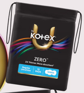 U-By-Kotex-Zero-12-Pads on sale
