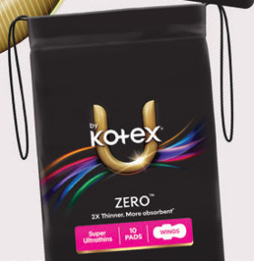 U-By-Kotex-Zero-10-Pads on sale