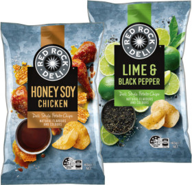 Red-Rock-Deli-Chips-150165g-Selected-Varieties on sale