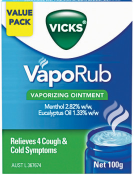 Vicks-VapoRub-Vaporizing-Ointment-100g on sale