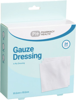 Pharmacy-Health-Gauze-Dressing-24-Pack on sale