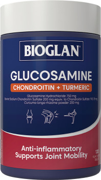 Bioglan-Glucosamine-Chondroitin-Turmeric-120-Tablets on sale