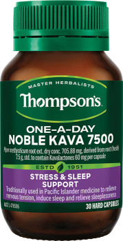 Thompsons-One-A-Day-Noble-Kava-7500-30-Capsules on sale