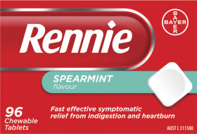Rennie-Original-Spearmint-96-Chewable-Tablets on sale
