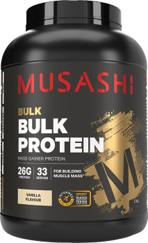 Musashi-Bulk-Protein-Vanilla-Flavour-2kg on sale
