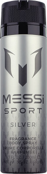 Messi-Sport-Body-Spray-Silver-200mL on sale