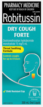 Robitussin-Cough-Liquid-Dry-Cough-Forte-200mL on sale