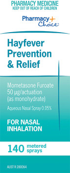Pharmacy-Choice-Hayfever-Prevention-Relief-140-Sprays on sale