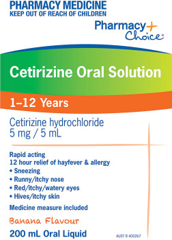 Pharmacy-Choice-Cetirizine-Oral-Solution-1-12-Years-200mL on sale