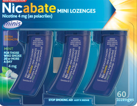 Nicabate-Mini-Lozenges-4mg-60-Pack on sale
