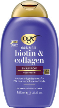 OGX-Biotin-Collagen-Shampoo-385mL on sale