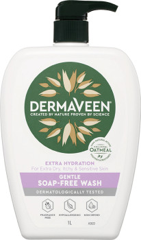 DermaVeen-Extra-Hydrating-Gentle-Soap-Free-Wash-1L on sale