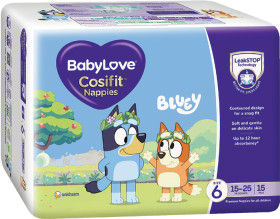 BabyLove-Cosifit-Nappies-Size-6-15-25kg-15-pack on sale