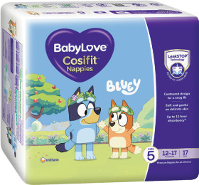 BabyLove-Cosifit-Nappies-Size-5-12-17kg-17-pack on sale
