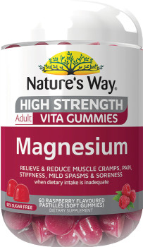 Natures-Way-High-Strength-Adult-Vita-Gummies-Magnesium-60-Pastilles on sale