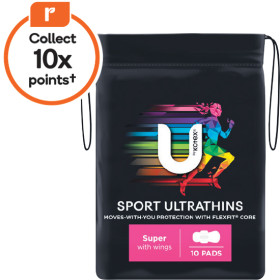 U+by+Kotex+Sport+Ultrathins+Pads+Pk+10-12