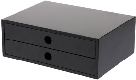 Otto-Landscape-2-Drawer-Cabinet-Black on sale