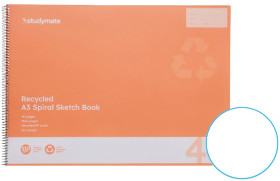Studymate-A3-Recycled-Sketch-Book-Orange-40-Pages on sale