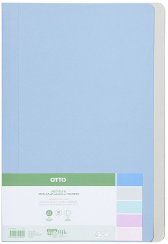Otto+2-Tone+Manila+Folders+Foolscap+Assorted+10+Pack