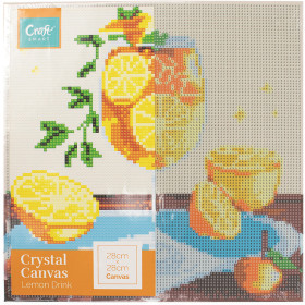 Craftsmart+Crystal+Canvas+28x28+Lemon+Drink