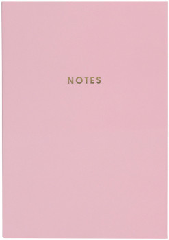 Otto-A5-Colour-Block-Notebook-160-Pages-Pastel-Pink on sale