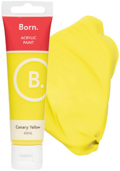 Born+Acrylic+Paint+60mL+Canary+Yellow