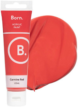 Born-Acrylic-Paint-60mL-Carmine-Red on sale