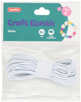 Kadink-White-Round-Elastic-2mm-x-5m on sale