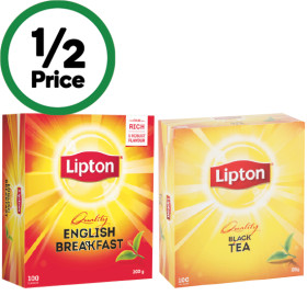 Lipton+Quality+Black+Tea+or+English+Breakfast+Tea+Pk+100