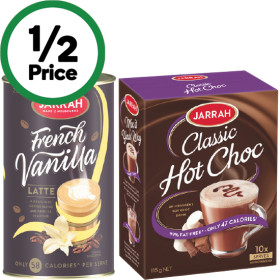 Jarrah+Hot+Chocolate+Sachets+Pk+10+or+Jarrah+Coffee+Tins+250g