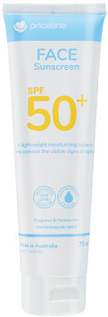 Priceline-Face-Sunscreen-SPF-50-75mL on sale