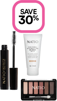 Save-30-on-Natio-Makeup-Skincare-Ranges on sale