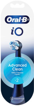 Oral-B-iO-Advanced-Clean-Black-Electric-Toothbrush-Replacement-Heads-2-Pack on sale