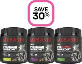 Save-30-on-Selected-Musashi-Products on sale