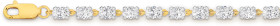 Alora-9ct-Gold-Lab-Grown-Diamond-Oval-Cut-Tennis-Bracelet on sale