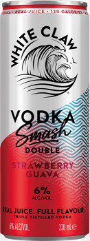 White-Claw-Vodka-Smash-Strawberry-Guava-Cans-330mL on sale