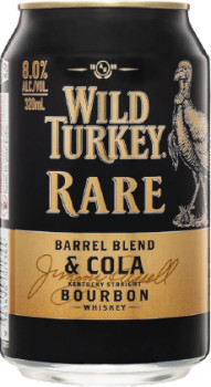 Wild+Turkey+Rare+Bourbon+%26amp%3B+Cola+Cans+320mL