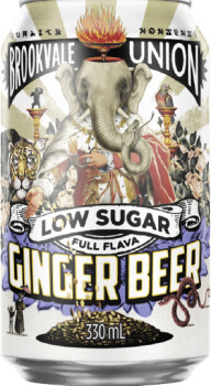 Brookvale-Union-Ginger-Beer-Low-Sugar-Cans-330mL on sale