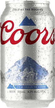 Coors-Lager-Cans-355mL on sale