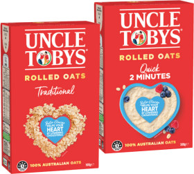 Uncle+Tobys+Traditional+or+Quick+Rolled+Oats+500g