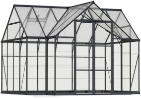 Maze-Victory-Orangery-Greenhouse-with-Frame-in-Grey on sale